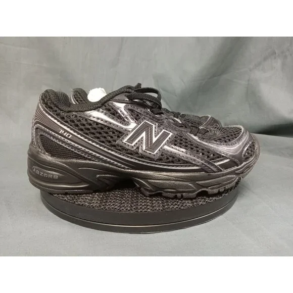 New Balance 740 Bungee Lace Sneakers PZ740BM Black Grey Kids Size 1 NEW NO BOX! - Picture 9 of 11